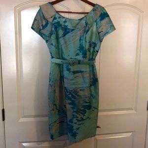 TERRI JON Blue Cocktail Dress